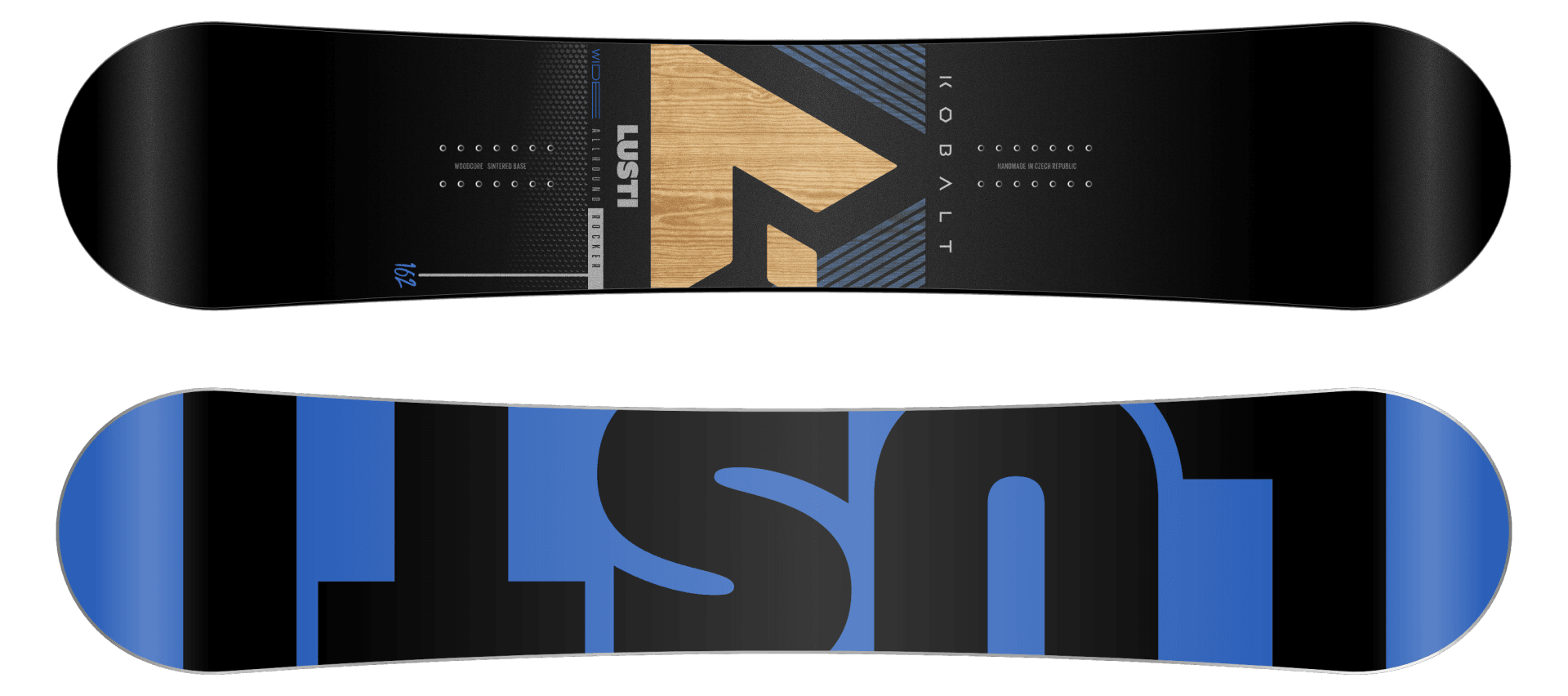 Wide snowboard Kobalt Rocker