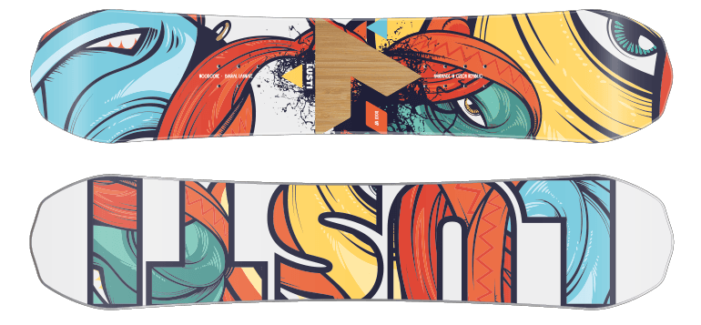 Universeel snowboard Ziggy Rocker (Junior)